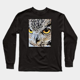 The Eyes of an Owl Long Sleeve T-Shirt